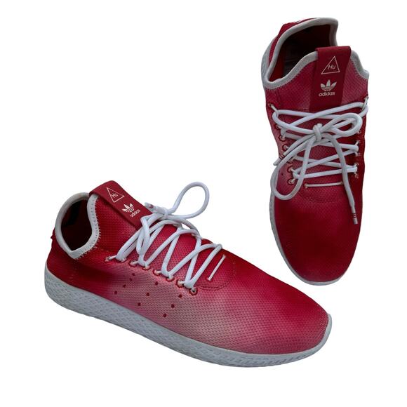 Adidas x Pharrell Williams Tennis Hu Holi Men\'s Scarlet Red Ombre Mesh Sneakers main image 11